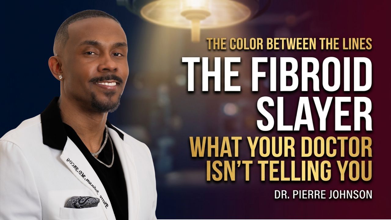 Dr. Pierre Johnson The Fibroid Slayer episode on The Color Between the Lines with Esther Dillard